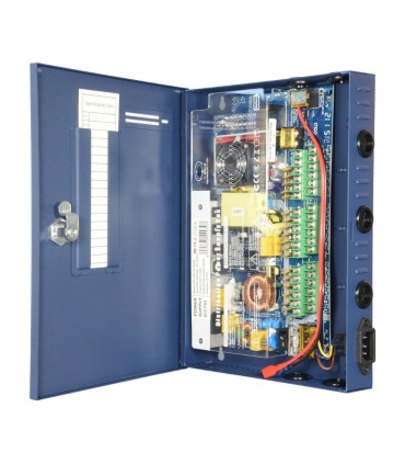 Slim power distribution box 1 AC input 220 V 18 outputs