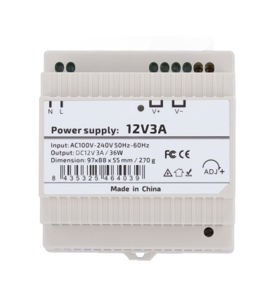 Source d´alimentation Sortie DC 12 V 3 A / 36 W