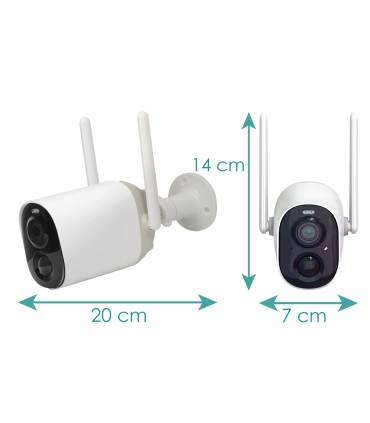 VicoHome Outdoor 3Mpx Wi-Fi a batteria con pannello solare