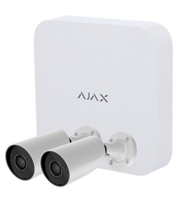 NVRKIT108-2XBULLET-W - Kit Ajax CCTV | Lisintec
