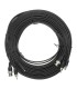Cable coaxial con audio y alimentación 20 metros