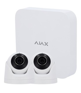 Kit di videosorveglianza Ajax 2 telecamere turret da 5 Mpx