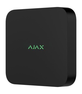 Grabador de red AJAX de 8 canales, alimentación DC 12V, negro
