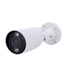 8 Megapixel Ajax IP bullet camera with white light night vision and infrared up to 50m - White color