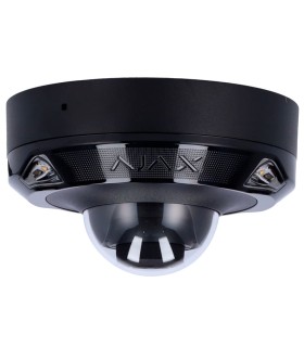 Câmara IP 8 Megapixel Ajax com visão noturna por infravermelhos e luz branca de até 15 m -  Cor Preto