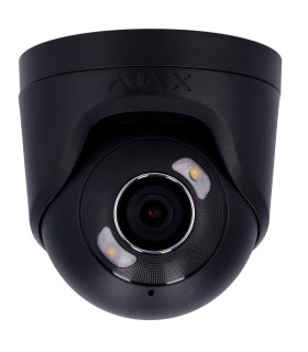 Telecamera IP Turret 5 Megapixel Ajax con IR e alla luce bianca fino a 50 m - Colore nero