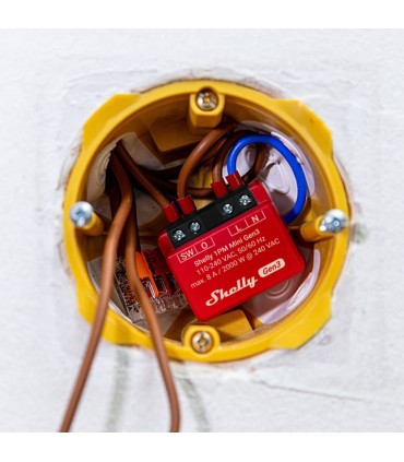 Módulo Interruptor Inteligente Wi-Fi Shelly 1PM Mini Gen 3