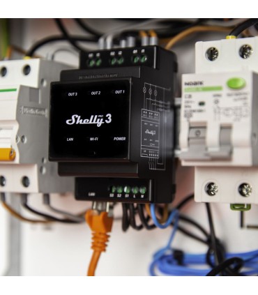 Módulo Relé Inteligente para Calha DIN Shelly Pro 3