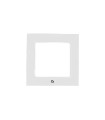 Placca Monoposto Shelly Wall Frame 1 Bianco