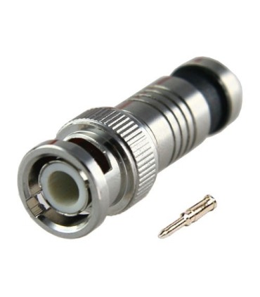 Conector BNC rápido de compresión