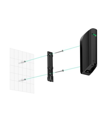 Ajax Motionprotect Curtain - Detetor de cortina preto