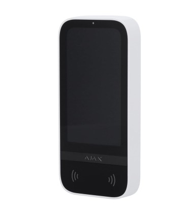 Ajax KeyPad TouchScreen White — Wireless Touch Keypad