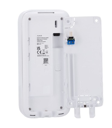 Ajax KeyPad TouchScreen White — Wireless Touch Keypad