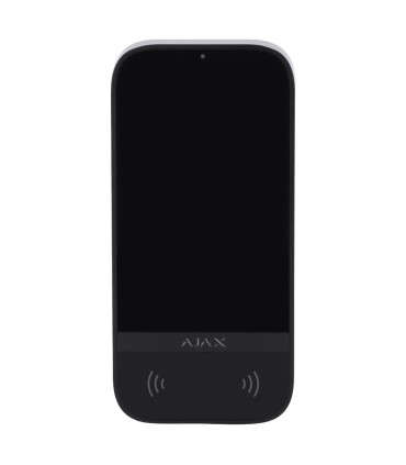 Ajax KeyPad TouchScreen Black — Wireless Touch Keypad