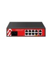SW8FE2GE-2BT-120W - Safire Switch Hi-PoE 8 porte FE PoE + 2 Uplink RJ45