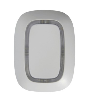 Ajax Button White — Wireless Panic & Automation Button