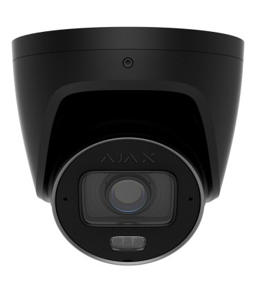 Ajax TurretCam HLVF 8 MP Noire — Caméra IP VF Turret 4K