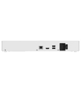 Ajax NVR H2DAC 16 Canales Blanco — Grabador IP 4K, Soporte para 2 HDDs Hot-Swap y Salida HDMI