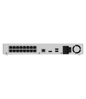 Ajax NVR H2D16PAC 16 Canales PoE Blanco — Grabador IP 4K, 16 Puertos PoE, Soporte para 2 HDDs Hot-Swap y Salida HDMI
