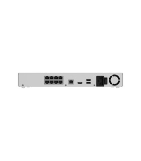 Ajax Superior NVR H2DAI8PAC 16 Canales 8 PoE Blanco — Grabador IP 4K IA, 8 Puertos PoE+, 2 HDDs Hot-Swap y HDMI