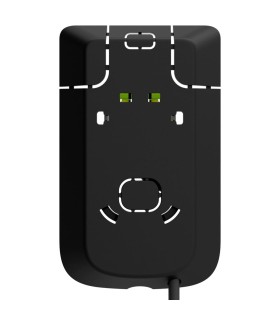 Ajax Superior MotionProtect Plus G3 Fibra Nero — Rilevatore di Movimento Grado 3