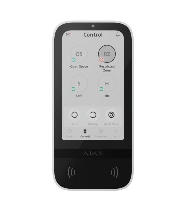 Ajax Superior KeyPad TouchScreen G3 Jeweller Blanc