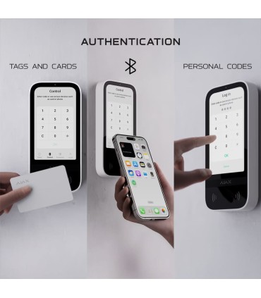 Ajax Superior KeyPad TouchScreen G3 Bianco | Lisintec