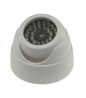 Telecamera dome simulata  con 30 LED IR