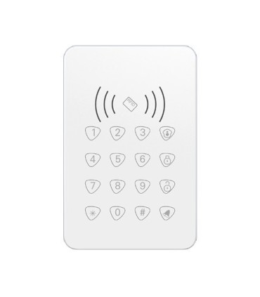 Teclado sem fios com leitor de cartões RFID