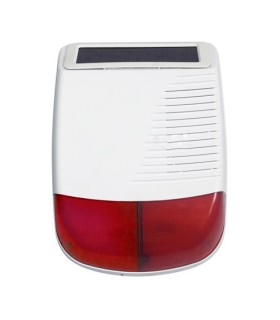 Sirène extérieure sans fil avec panneau solaire BL-2043
