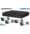 Kit de surveillance vidéo DVR avec quatre caméras HDCVI Dahua