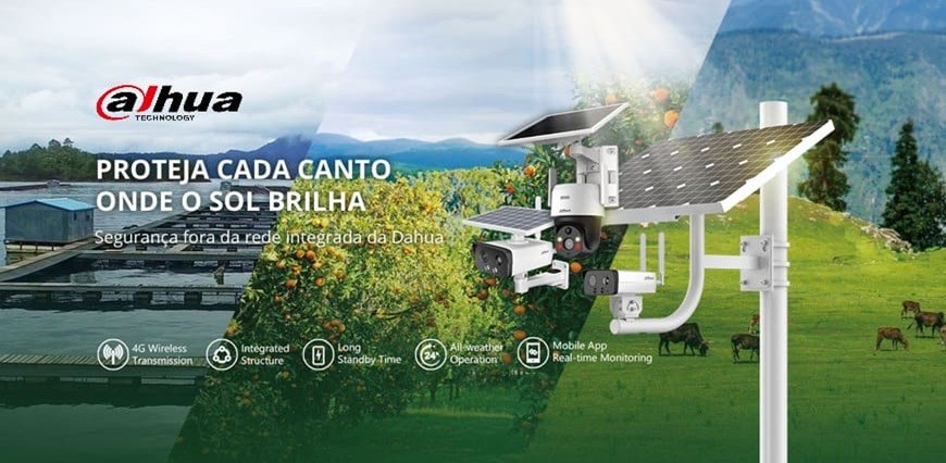 Telecamera IP Dahua 4G con pannello solare